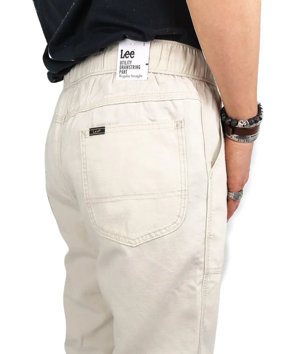 Lee - Utilitypants med Dragsko - Off white - jhstore.se