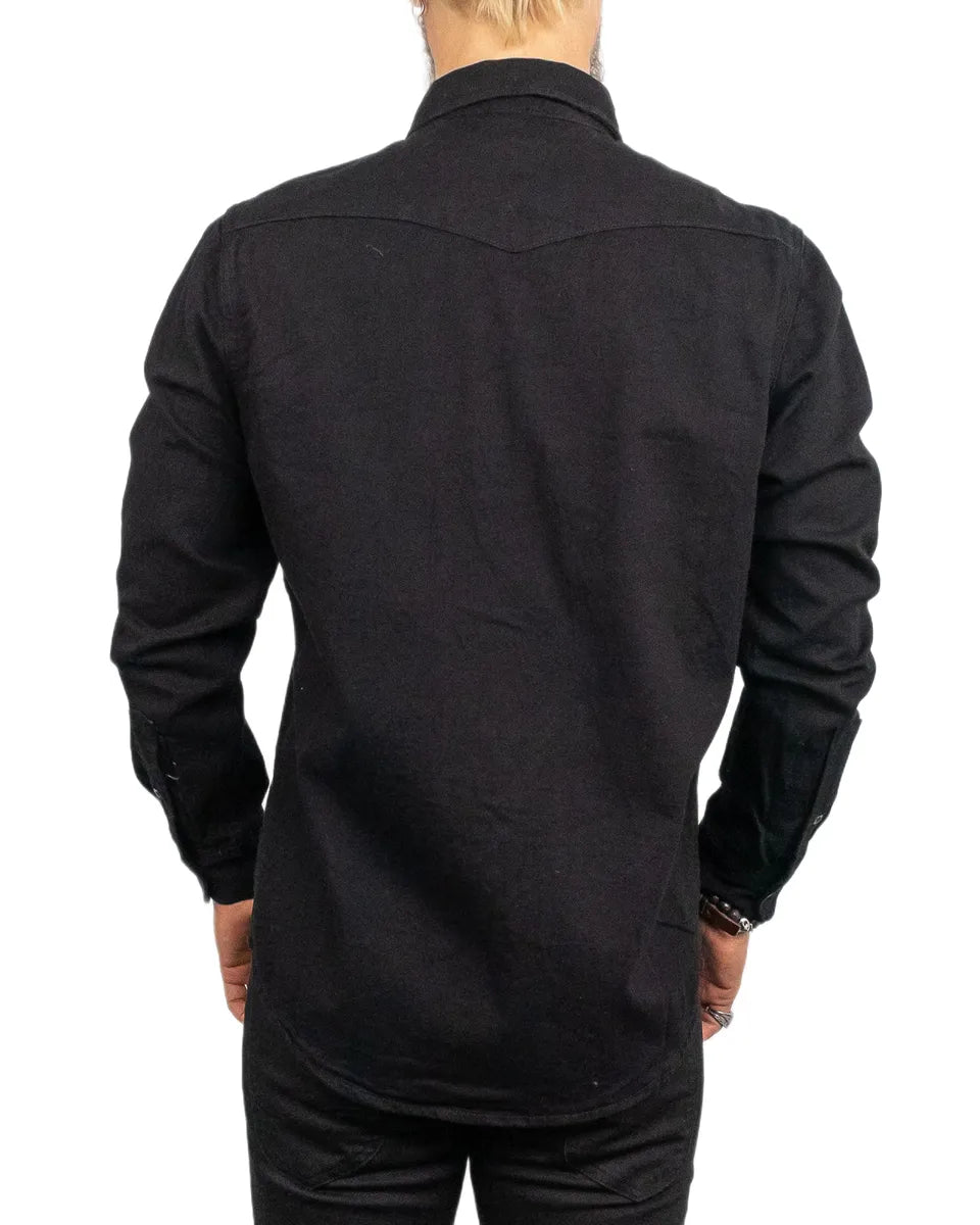 Lee - Western Jeansskjorta - Svart - jhstore.se