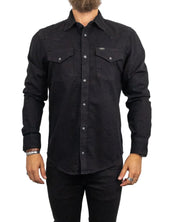 Lee - Western Jeansskjorta - Svart - jhstore.se