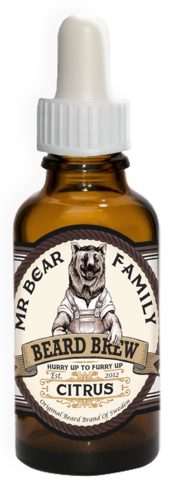 Mr Bear Family - Skäggolja 30ml - Citrus - jhstore.se