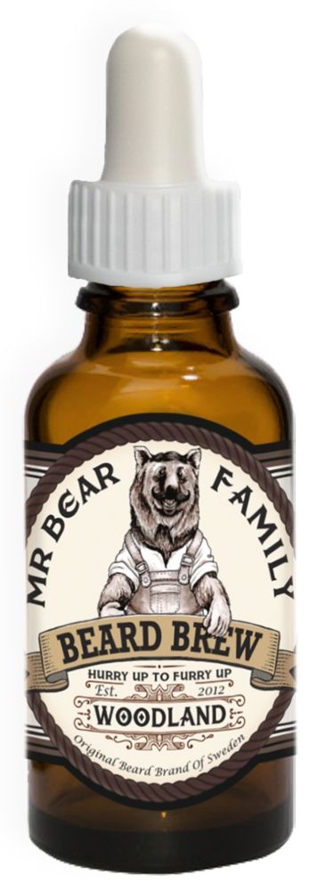 Mr Bear Family - Skäggolja 30ml - Woodland - jhstore.se