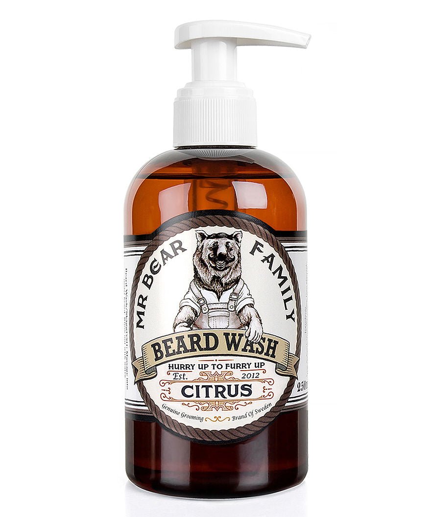 Mr Bear Family - Skäggschampo Citrus - Beard Wash - jhstore.se