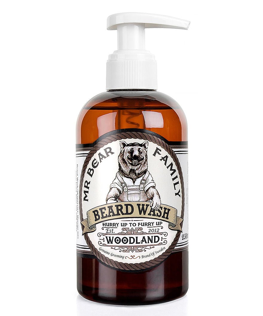 Mr Bear Family - Skäggschampo Woodland - Beard Wash - jhstore.se