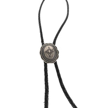 Nudie - Cowboy slips i Läder - Nisse Bolo Tie - Svart - jhstore.se