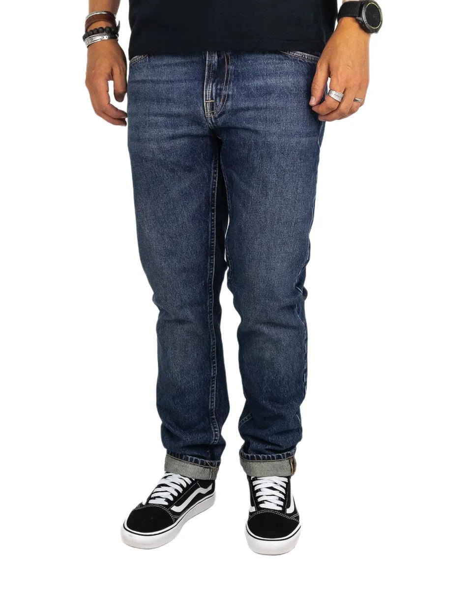 Nudie - Jeans - Gritty Jackson - Blue Soil - jhstore.se