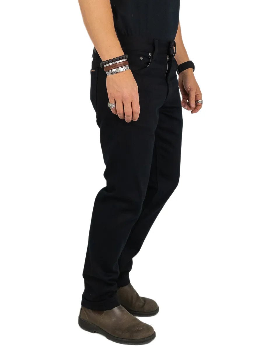 Nudie - Jeans - Gritty Jackson - Svart - jhstore.se