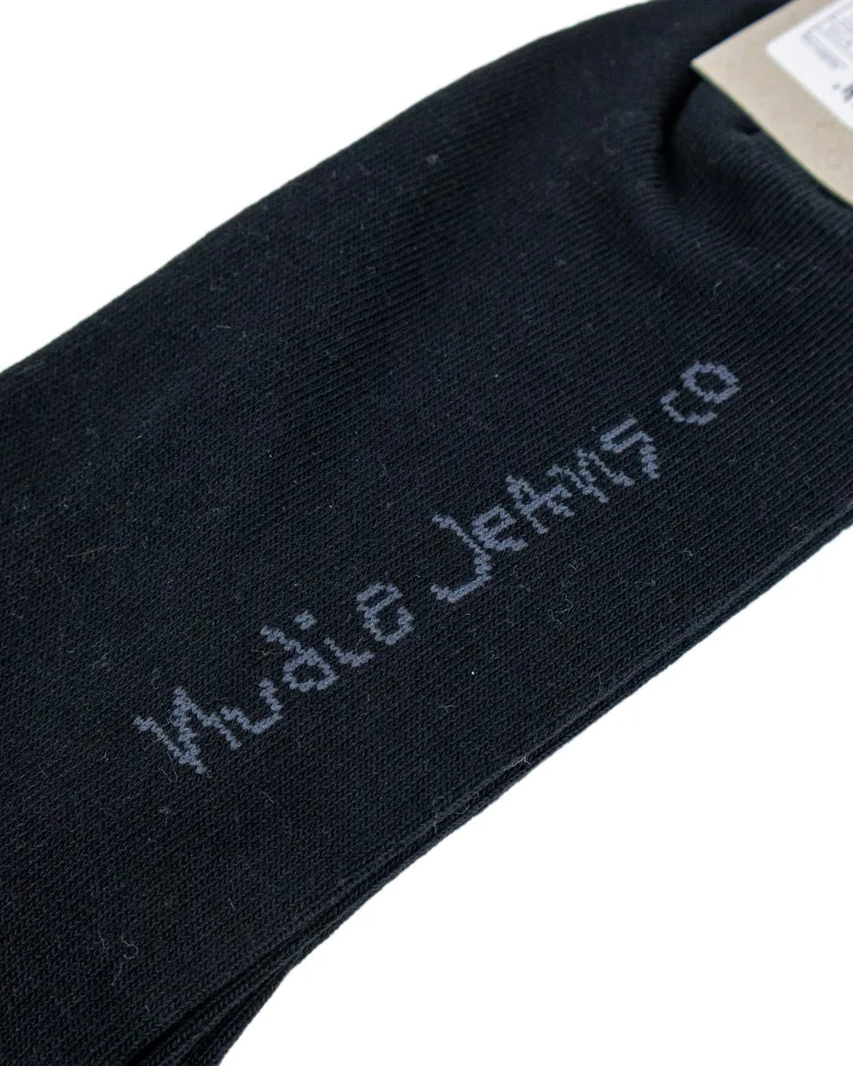 Nudie - Strumpor - Amundsson - Svart - jhstore.se