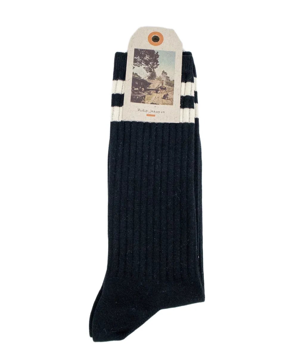 Nudie - Strumpor - Amundsson - Svart - jhstore.se