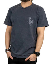 Nudie - T-Shirt - Roy Skorpion - Grå - jhstore.se