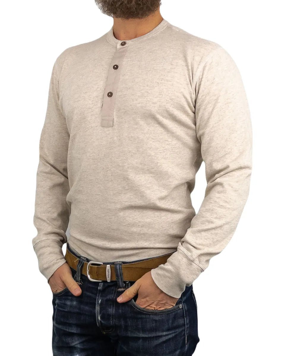 Pike Brothers - 1927 Henley - Farfarströja - Ecru Vit - jhstore.se