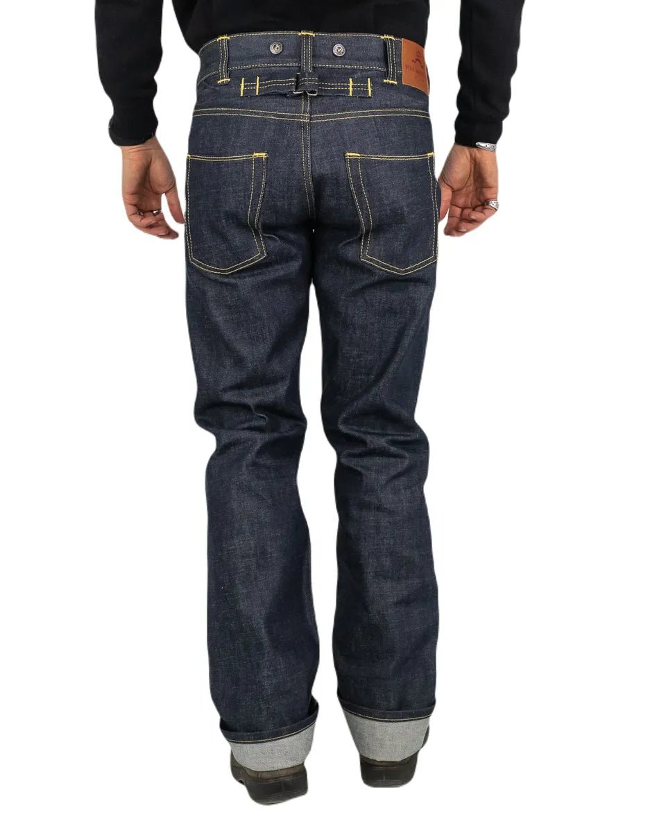 Pike Brothers - 1937 Roamer Selvedge Jeans - 11oz Metal Blå - jhstore.se