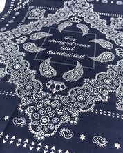 Pike Brothers - 1947 Logo Bandana - Blå - jhstore.se