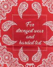 Pike Brothers - 1947 Logo Bandana - Röd - jhstore.se