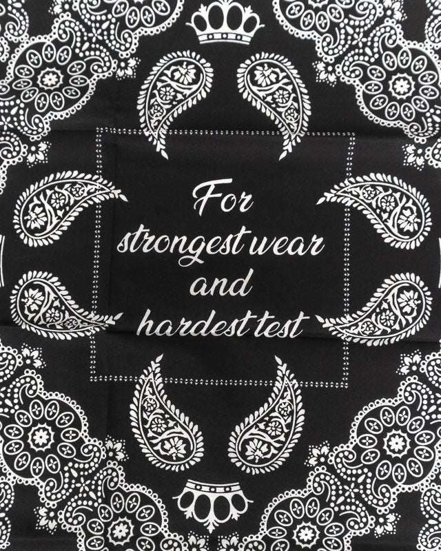 Pike Brothers - 1947 Logo Bandana - Svart - jhstore.se