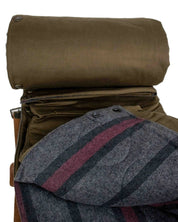 Pike Brothers - 1965 Survival Blanket vaxad filt - Khaki - jhstore.se