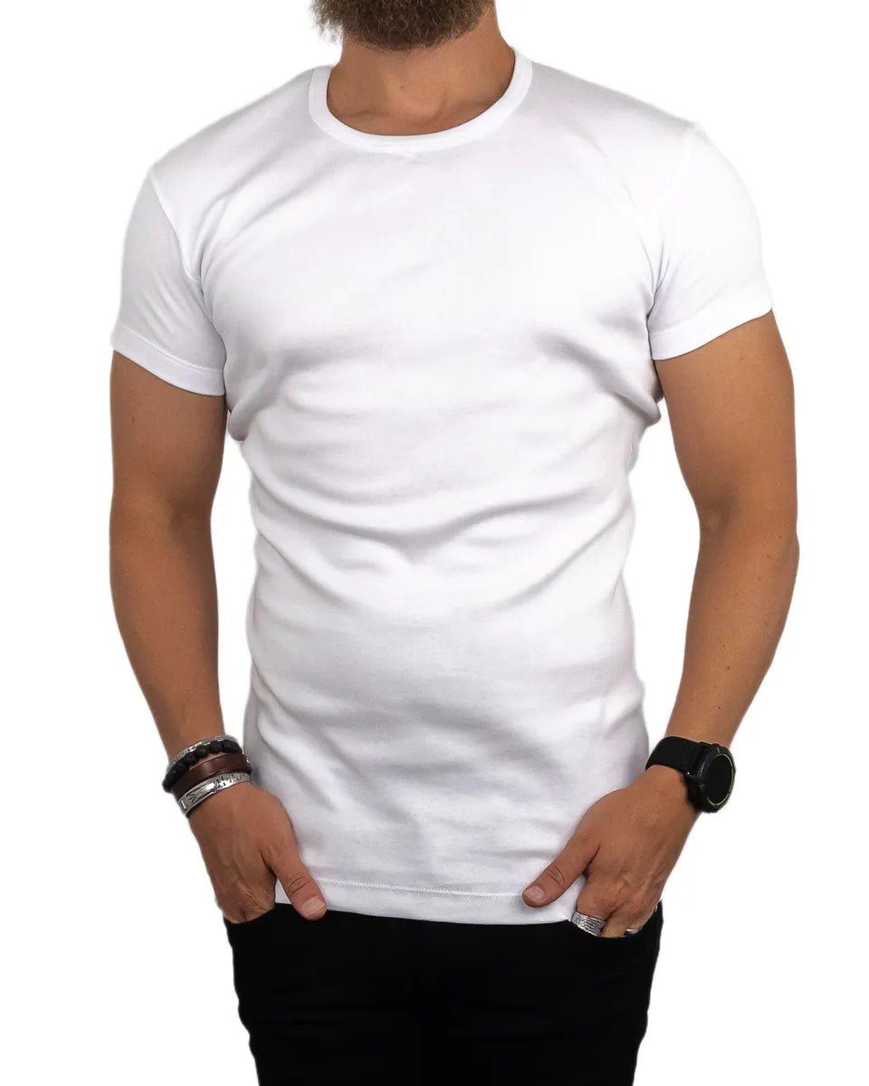 Pike Brothers - 2 Pack T-Shirt - 1947 Rundhals set - Vit - jhstore.se