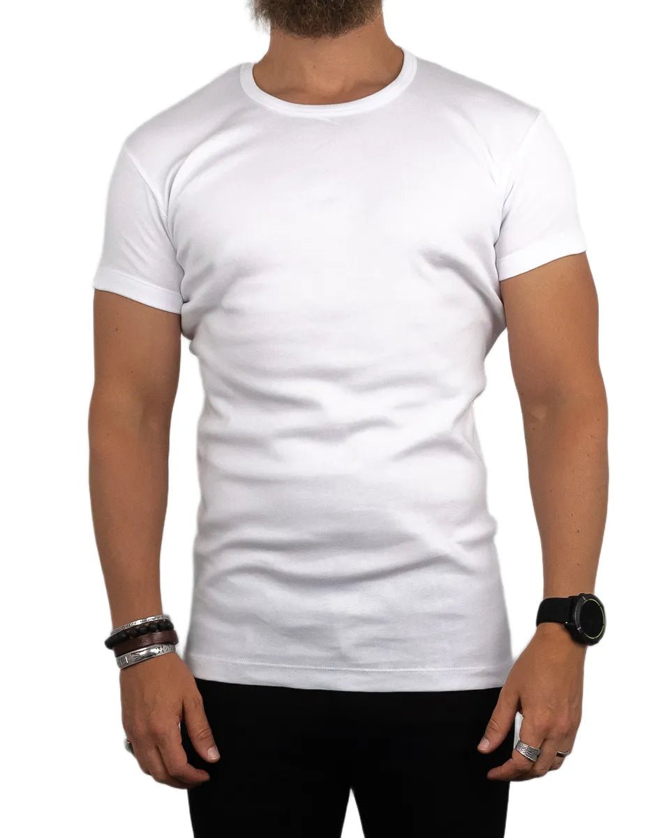 Pike Brothers - 2 Pack T-Shirt - 1947 Rundhals set - Vit - jhstore.se