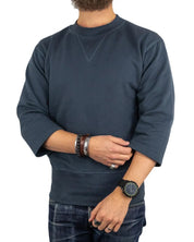 Pike Brothers - Escape weather prison sweater 1945 - Blå - jhstore.se