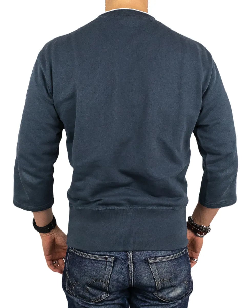 Pike Brothers - Escape weather prison sweater 1945 - Blå - jhstore.se