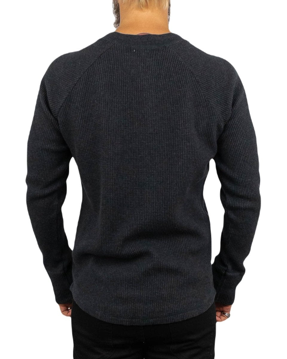 Pike Brothers - Farfarströja Våfflad - 1936 Waffle - Grå - jhstore.se