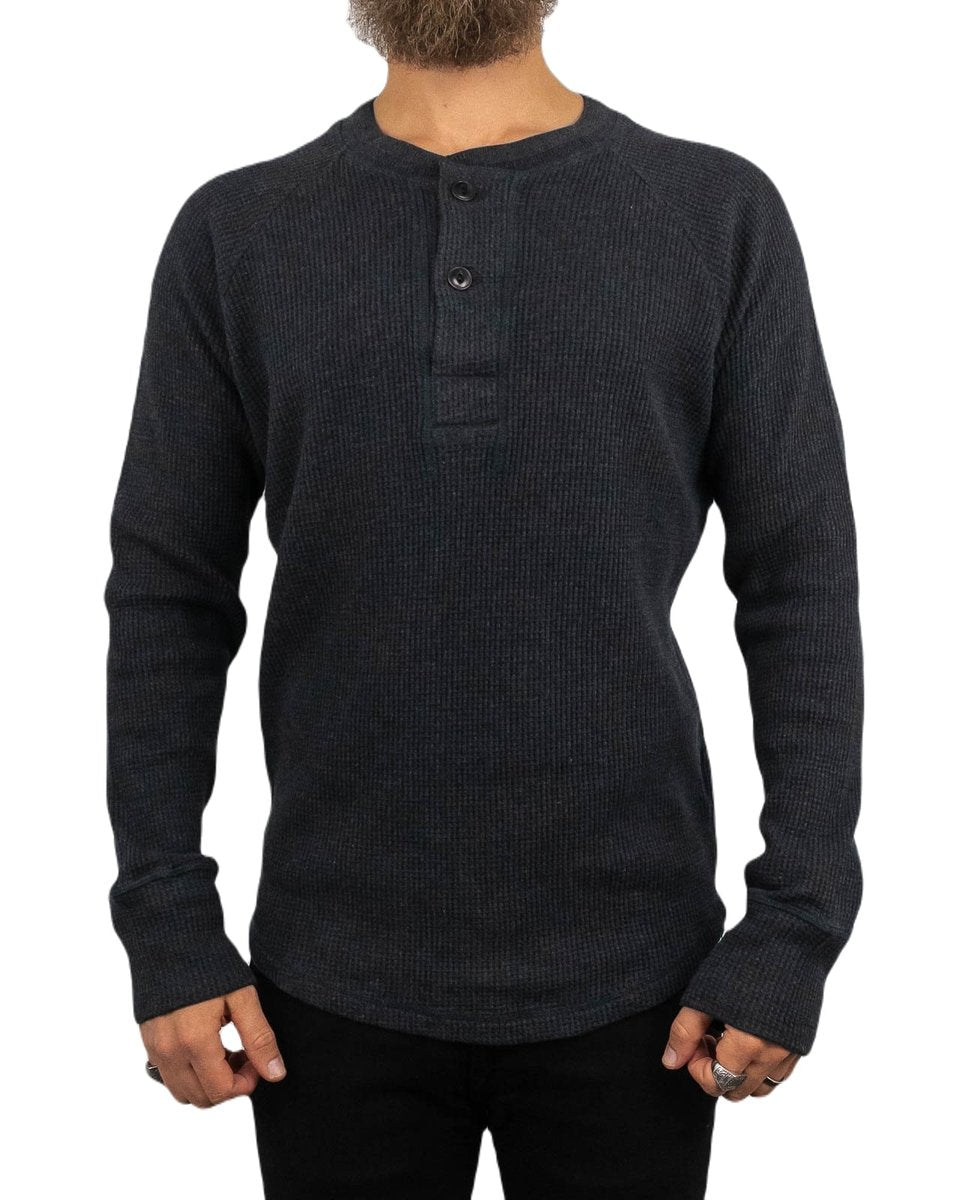 Pike Brothers - Farfarströja Våfflad - 1936 Waffle - Grå - jhstore.se