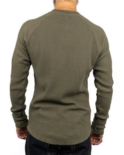 Pike Brothers - Farfarströja Våfflad - 1936 Waffle - Grön - jhstore.se