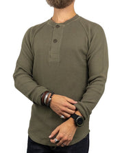 Pike Brothers - Farfarströja Våfflad - 1936 Waffle - Grön - jhstore.se