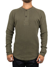 Pike Brothers - Farfarströja Våfflad - 1936 Waffle - Grön - jhstore.se