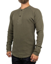 Pike Brothers - Farfarströja Våfflad - 1936 Waffle - Grön - jhstore.se