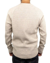 Pike Brothers - Farfarströja Våfflad - 1936 Waffle - Natur - jhstore.se