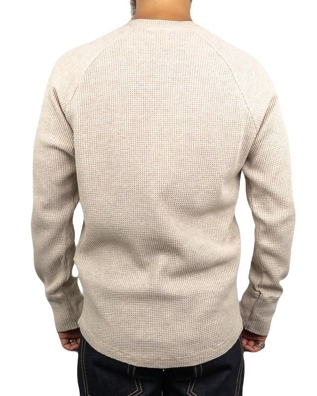 Pike Brothers - Farfarströja Våfflad - 1936 Waffle - Natur - jhstore.se