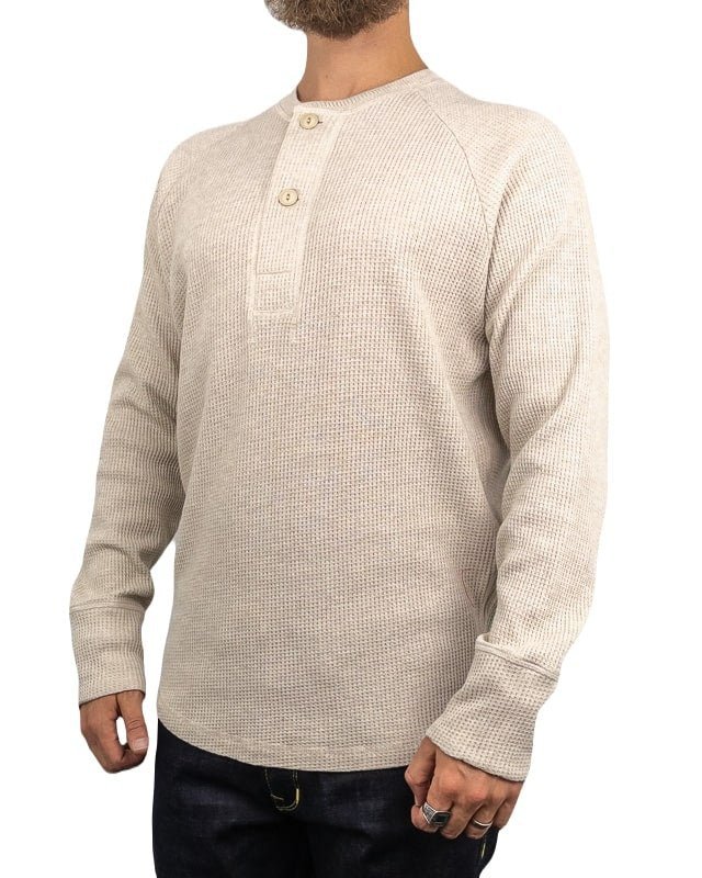 Pike Brothers - Farfarströja Våfflad - 1936 Waffle - Natur - jhstore.se