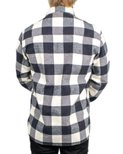 Pike Brothers - Flanellskjorta - 1943 CPO Buffalo - Vit - jhstore.se