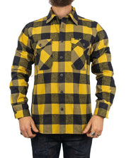 Pike Brothers - Flanellskjorta - 1943 CPO - Gul - Buffalo Yellow - jhstore.se