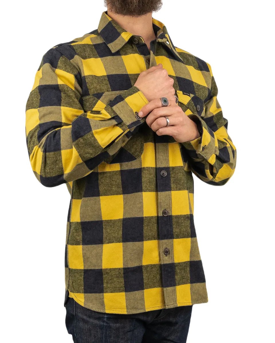 Pike Brothers - Flanellskjorta - 1943 CPO - Gul - Buffalo Yellow - jhstore.se