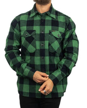 Pike Brothers - Flanellskjorta - 1943 CPO Shirt - Grön - jhstore.se