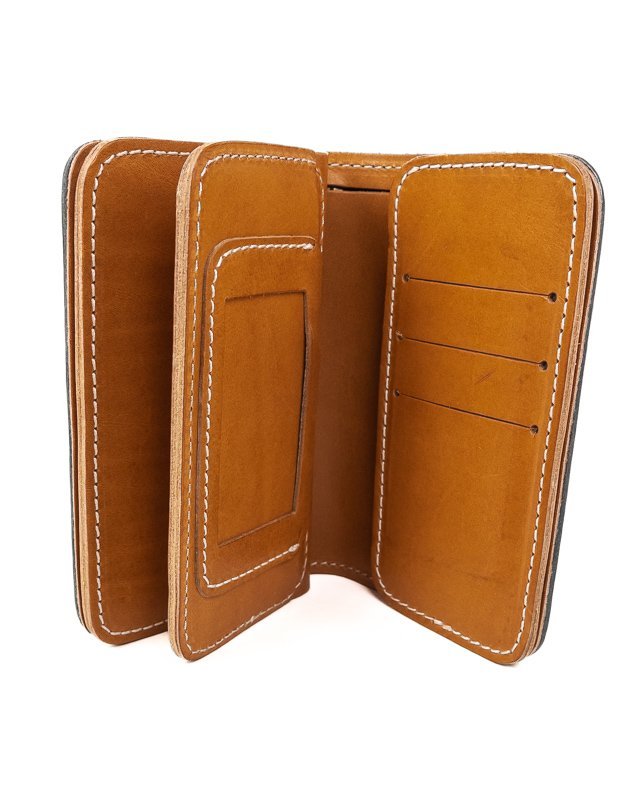 Pike Brothers - Grosshandlarplånbok i läder - 1965 Rider - Svart - jhstore.se