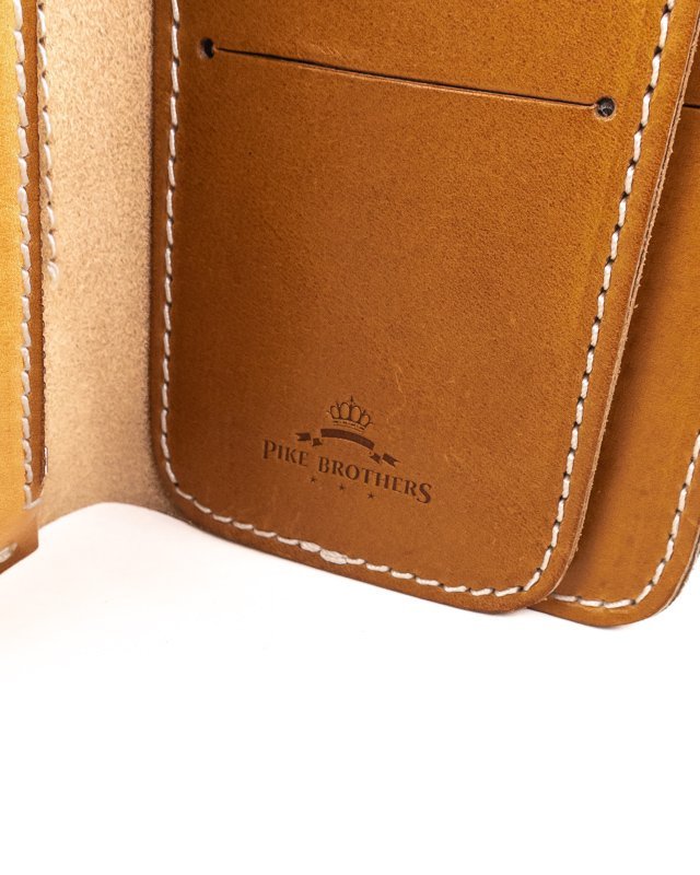 Pike Brothers - Grosshandlarplånbok i läder - 1965 Rider - Svart - jhstore.se