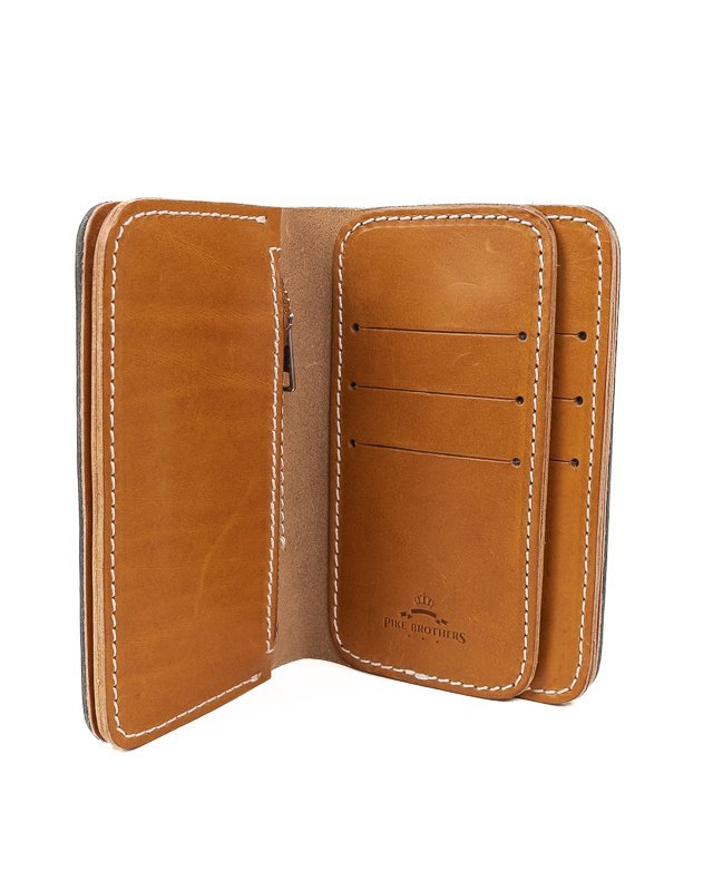 Pike Brothers - Grosshandlarplånbok i läder - 1965 Rider - Svart - jhstore.se