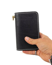 Pike Brothers - Grosshandlarplånbok i läder - 1965 Rider - Svart - jhstore.se