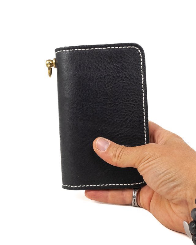 Pike Brothers - Grosshandlarplånbok i läder - 1965 Rider - Svart - jhstore.se