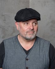 Pike Brothers - Gubbkeps - 1928 Newsboy - Moleskin - svart - jhstore.se