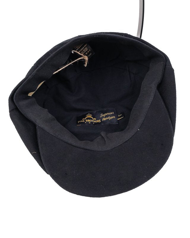 Pike Brothers - Gubbkeps - 1928 Newsboy - Moleskin - svart - jhstore.se