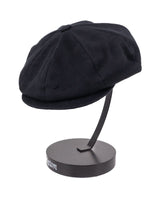Pike Brothers - Old Man Cap - 1928 Newsboy - Moleskin - Black