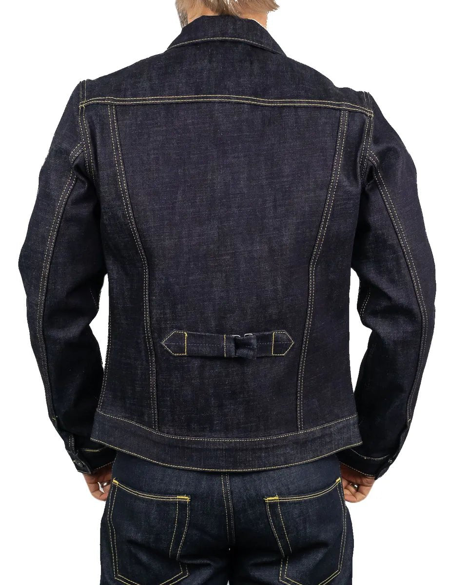 Pike Brothers - Jeansjacka 15Oz 1958 Roamer - Otvättad Indigo - jhstore.se