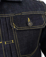 Pike Brothers - Jeansjacka 15Oz 1958 Roamer - Otvättad Indigo - jhstore.se