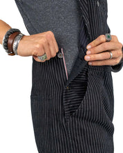 Pike Brothers - Mechanic Bib 1953 - Hängslebyxor - Wabash Svart - jhstore.se