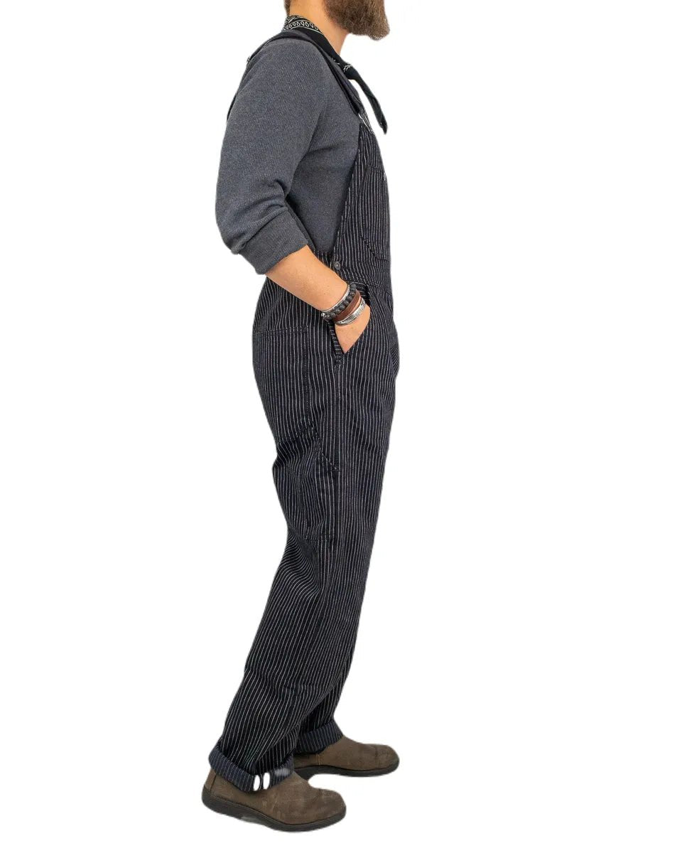 Pike Brothers - Mechanic Bib 1953 - Hängslebyxor - Wabash Svart - jhstore.se