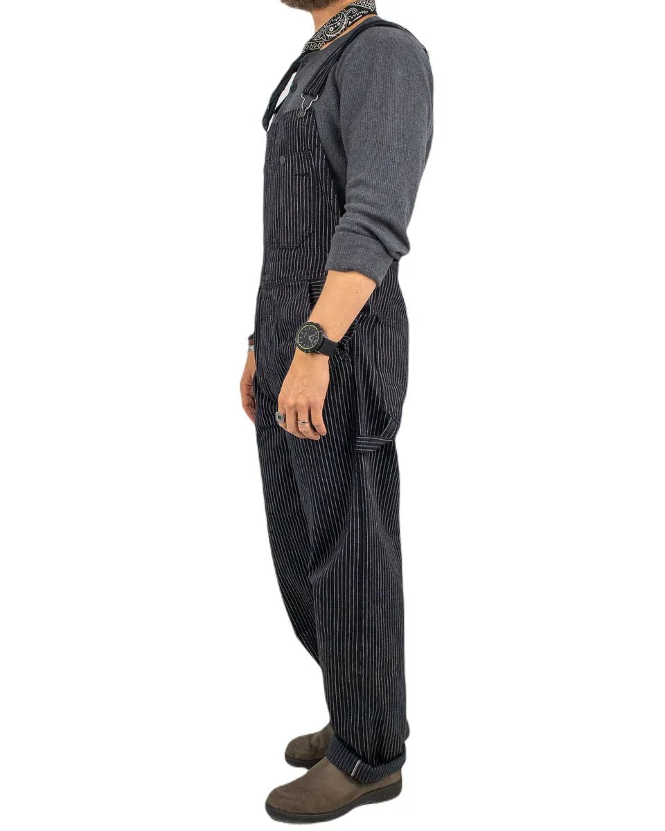 Pike Brothers - Mechanic Bib 1953 - Hängslebyxor - Wabash Svart - jhstore.se
