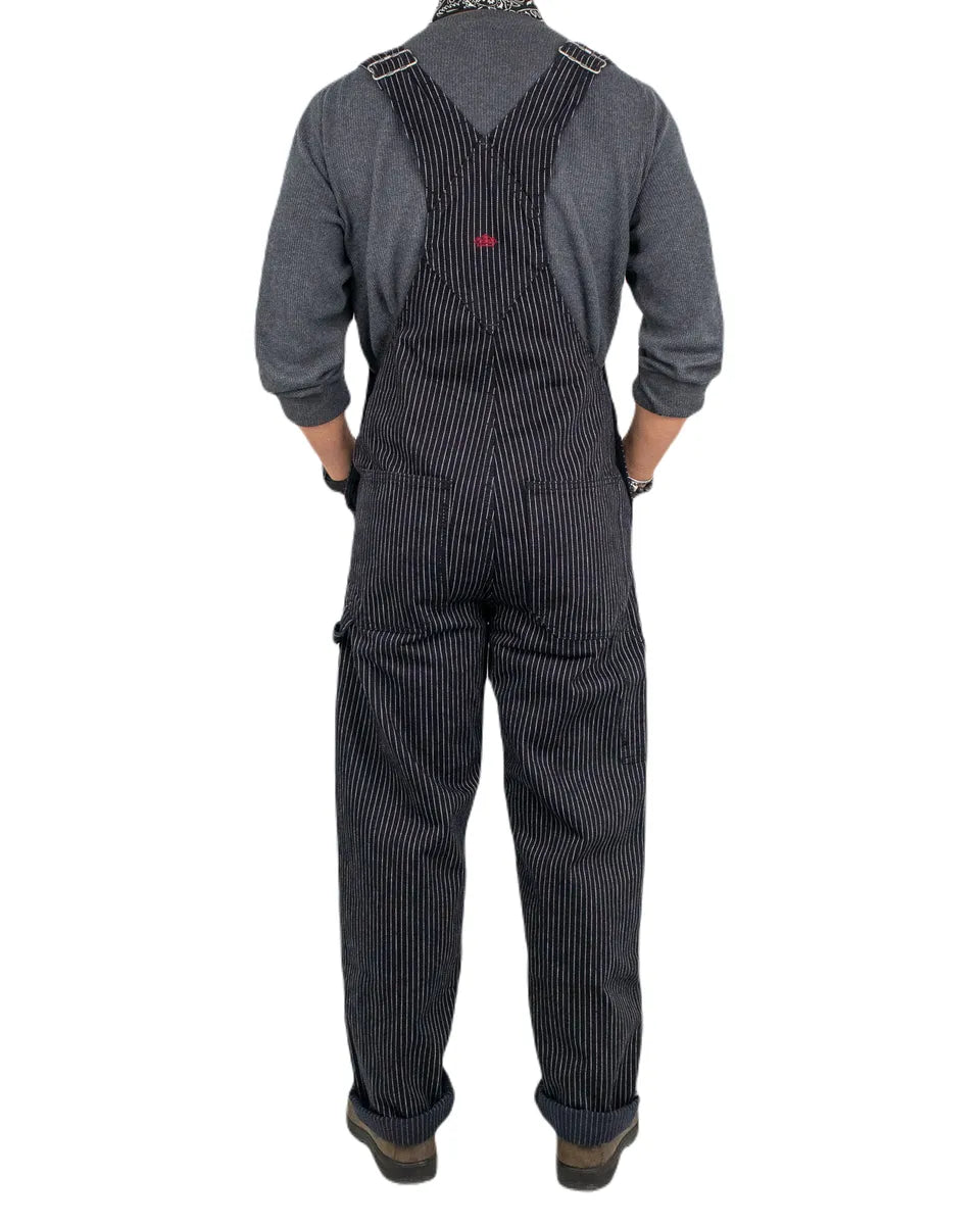 Pike Brothers - Mechanic Bib 1953 - Hängslebyxor - Wabash Svart - jhstore.se